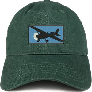 Aircraft Embroidered Cotton Dad Hat